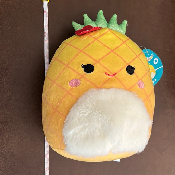 Squishmallow 10”Zyta Pineapple-AUTHENTIC Kellytoy Soft Plush Toy - Picture 6 of 11